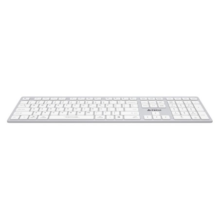 Keyboard A4Tech FSTYLER FBX50C white USB wireless BT/Radio Slim Multimedia (FBX50C WH 103388-8