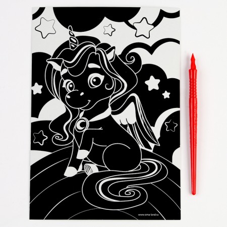 Baby engraving. Set of engravings "Cute Animals", A4, 4 pcs-8