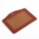 Badge-carman horizontal, (100 x 70 mm), PVC, brown