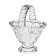 Crystal Bohemia Oasis basket, 21.5 cm