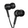 Hoco M82 headphones, wired, vacuum, microphone, jack 3.5 mm, 1.2 m, black
