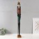 Souvenir Polystone "Frog in the crown with a cane" 12.5x10x85.5 cm