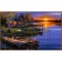 Diamond mosaic "House near the lake", 39 colors