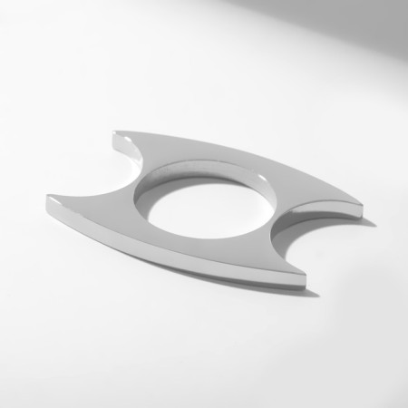 Castet ring, silver color, 18 size-1