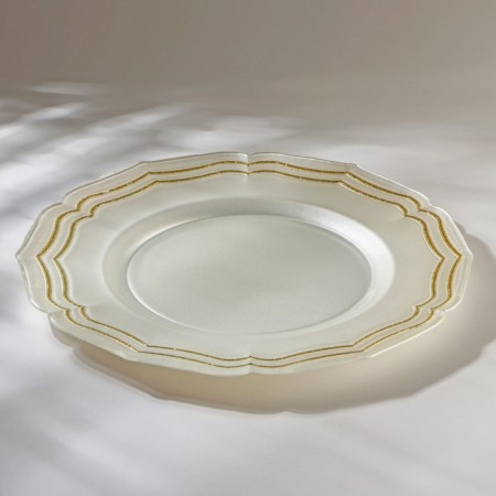 Elis dish, d = 32 cm, gold color-1