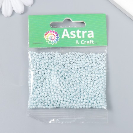 Beads "Astra" 11/0, 20 g (967 blue/opaque)-2