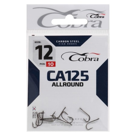Cobra Allround hooks, series CA125, No. 12, 10 pcs.
