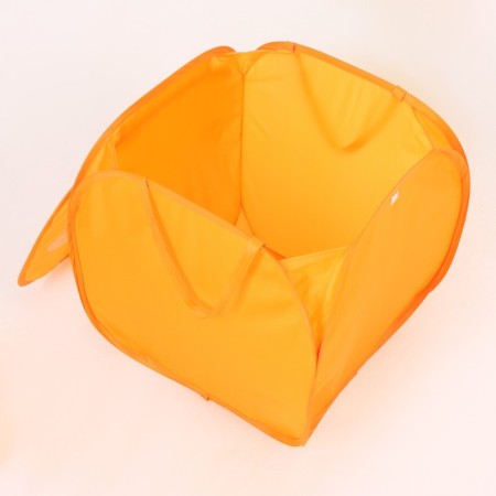 A basket for storing toys "fox" with a lid, 45 x 45 x 43 cm, orange-5