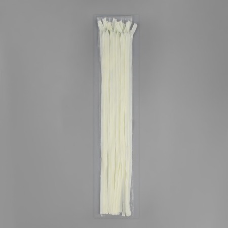 Lightning secret, No. 3, non -income, locking machine, 60 cm, ivory color-2