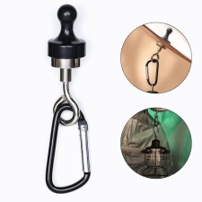 Carabiner with magnet is tourist, black, 10.5 cm