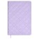 Leduced A5 Diary, 164 Escalada sheets, fingered binding with foam, artificial leather "Laika", glassy line, cream offset 70 g/m², lilac