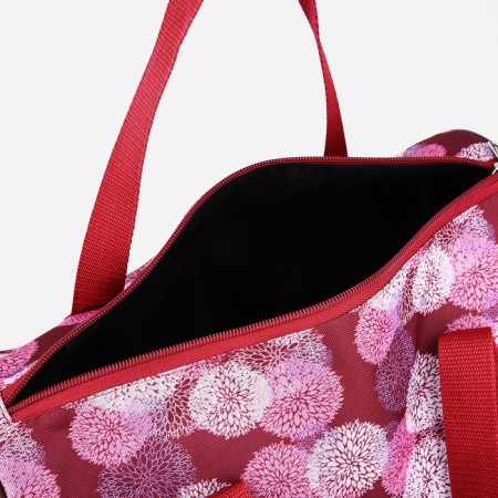 Road bag with lightning, external pocket, long belt, purple color-2