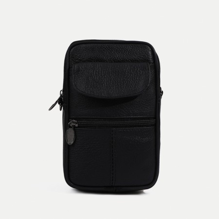 Male bag, black color-1