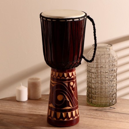 Souvenir musical instrument drum jambe "Light" 50x23x23 cm mix-3