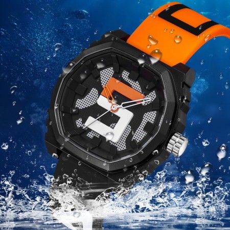 Watch of Banding D-4.6 cm, waterproof, silicone strap-1
