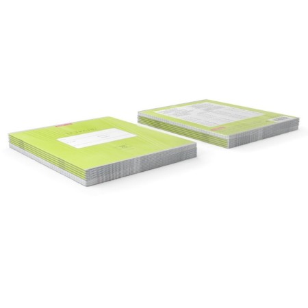 Notebook of 18 sheets in the Erichkrause Bright cage "Classic", cover coated cardboard, offset block, green-2