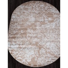 Oval carpet Merinos Miranda, size 200x400 cm, color Dark Beige