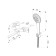 MILARDO HELIC HELSB02M02 bathtub, pour 172 mm, chrome
