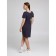 Women's dress Draw Attendation, size 48, gray color