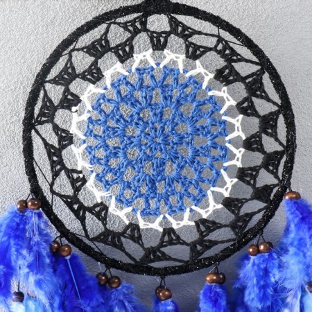 Dreams "Lace" from white to blue 16x65 cm-1