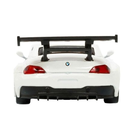 Metal machine BMW Z4 GT3 1:38, inertia, doors open, white color-4