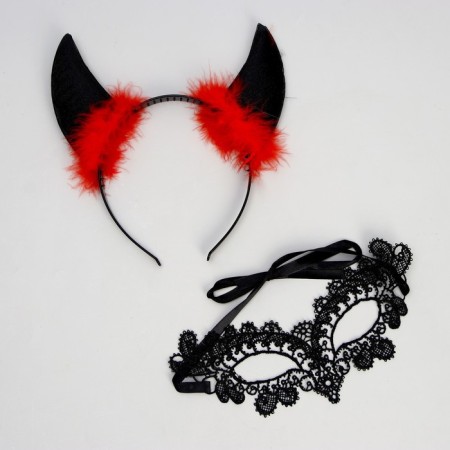 Carnival set "Chertic" (rim+mask)-3