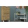 Higs shoe cabinet, 500 × 230 × 942 mm, color of oak vanan / white