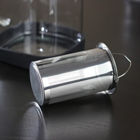 Glass teapot "Hugge", 1 l, with a metal sieve-3