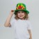 Carnival hat "Dragon", red color