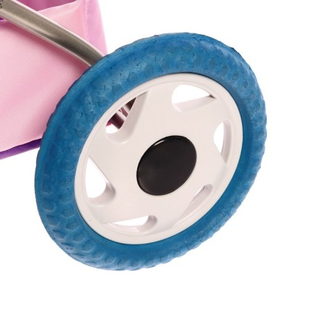 Puppet stroller No. 14, lilac color, light/dark-4