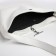 Shoper bag on fasting, white color