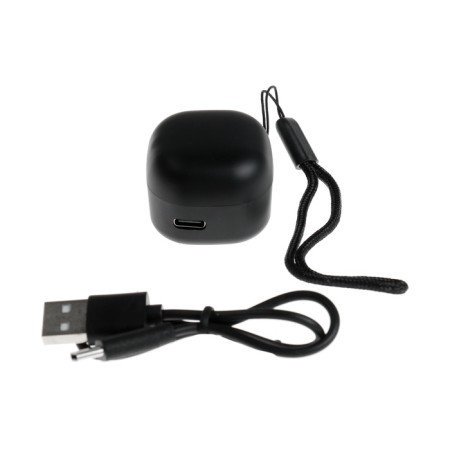 Wireless headphones Y6, TWS, vacuum, BT 5.3, 30/200 mAh, Type-C, suspension, black-6
