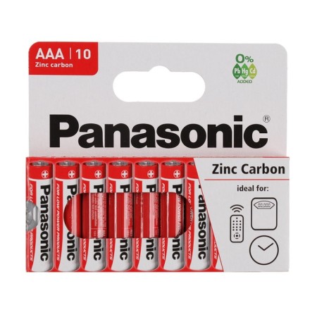 Salt battery Panasonic Zinc Carbon, AAA, R03-10BL, 1.5V, blister, 10 pcs.-2