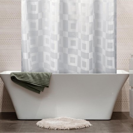 Bath curtains Queen 180x200 cm, white bt-jit2-w001