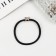 Hair gum "Devi" Bunny, 5 cm, black
