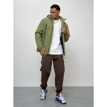 Male spring jacket, size 54, green color-15