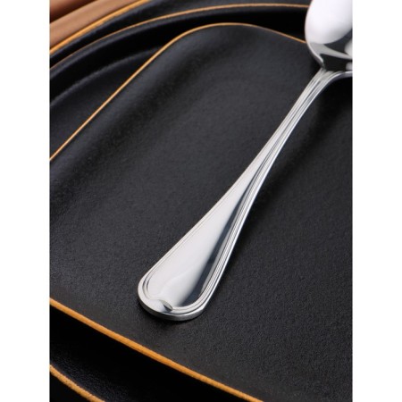 Tablespoon "Middleton", length 19 cm, thickness 3 mm, silver color-2