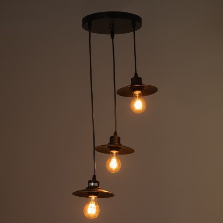 Economic light "Arten" 3x40W E27 black 38x26x15-78 cm.-2