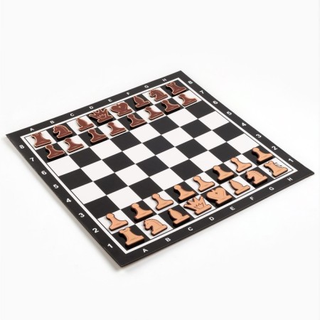 Demonstration chess 40 x 40 cm "Game time" on a magnetic board, 32 pcs, black-2