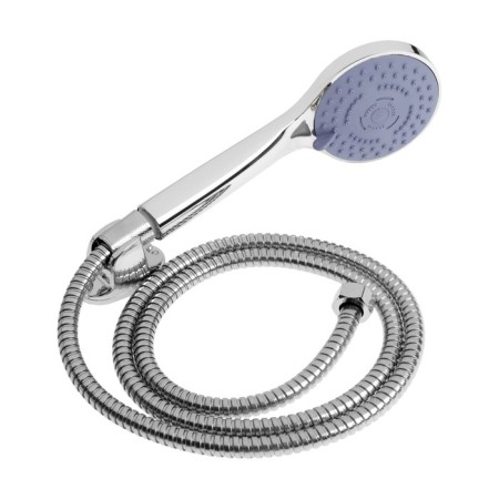 Bath mixer Zein Z3848, single -leaf, pour 30 cm, shower set, watering can 5 dir, chrome-9