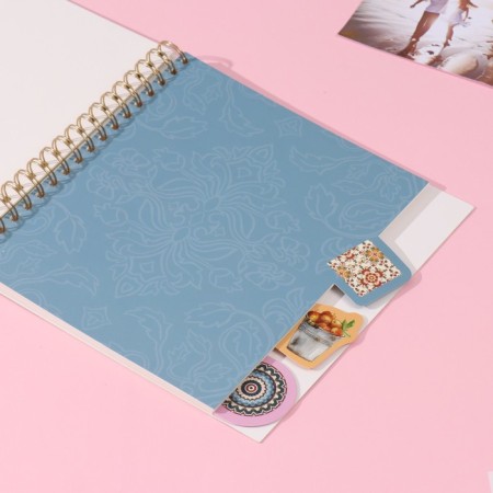 Photo album on spirals 20 sheets "Grandmother" Volumetric element + 4 tabs 24x24 cm-4