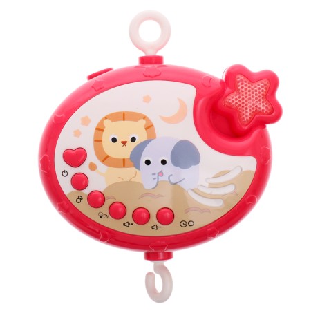 Musical mobile "Magic Dreams", Russian voice acting, projection, pink color-8