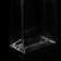 Polypropylene package package, rectangular bottom, transparent, 9 x 5 x 19 cm
