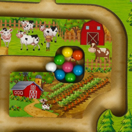 Game set Labyrinth "Farm", marker board, 2 × 26 × 27.5 cm-2