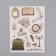 Photo album 25 sheets (stickers+rings) "Classic" embossing gold 19x27x3 cm