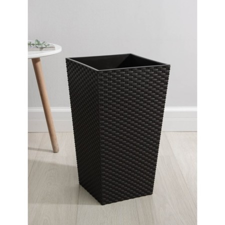 Kashpo for flowers with an insert "Ratang", 21 l (11.2 l), brown color