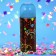 New Year's spray serpentine, 250 ml., Blue color, for the New Year