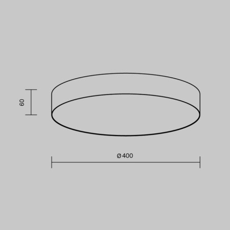 Technical C032CL-45W4K-RD-W, LED, 45 W, 400x400x60 mm, 3680 lm, 4000K, 2835, white, white-9