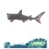 Detailed figure "Giant shark", XL