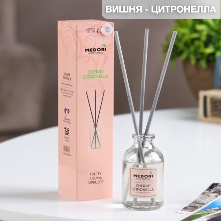 Diffusor Aromatic Medori "Cherry Citronella", 30 ml, cherry and citronella